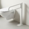 Uchwyt Uchylny WC dla Niepełnosprawnych wolnostojący 60cm biały fi32